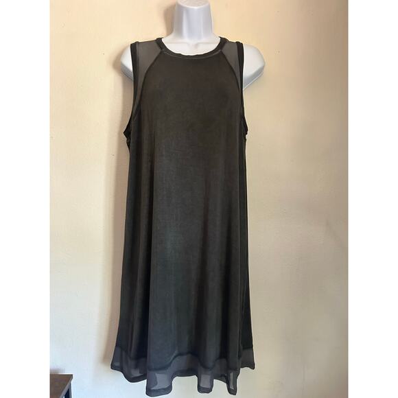 Cable & Gauge NWT Distressed Charcoal Size XL Women's Dress - Picture 1 of 11